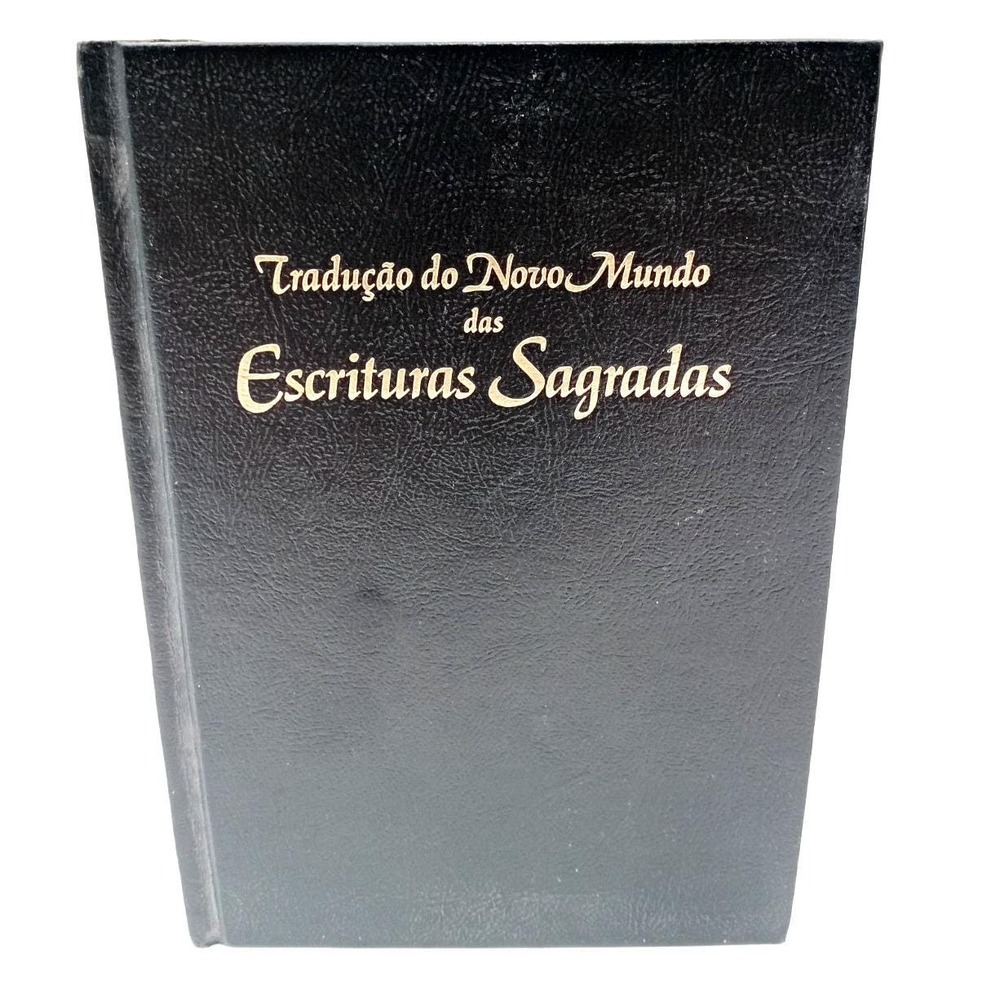 New World‎ Translation Holy Scriptures Portuguese Brazil Hardcover Bible 1983 VG